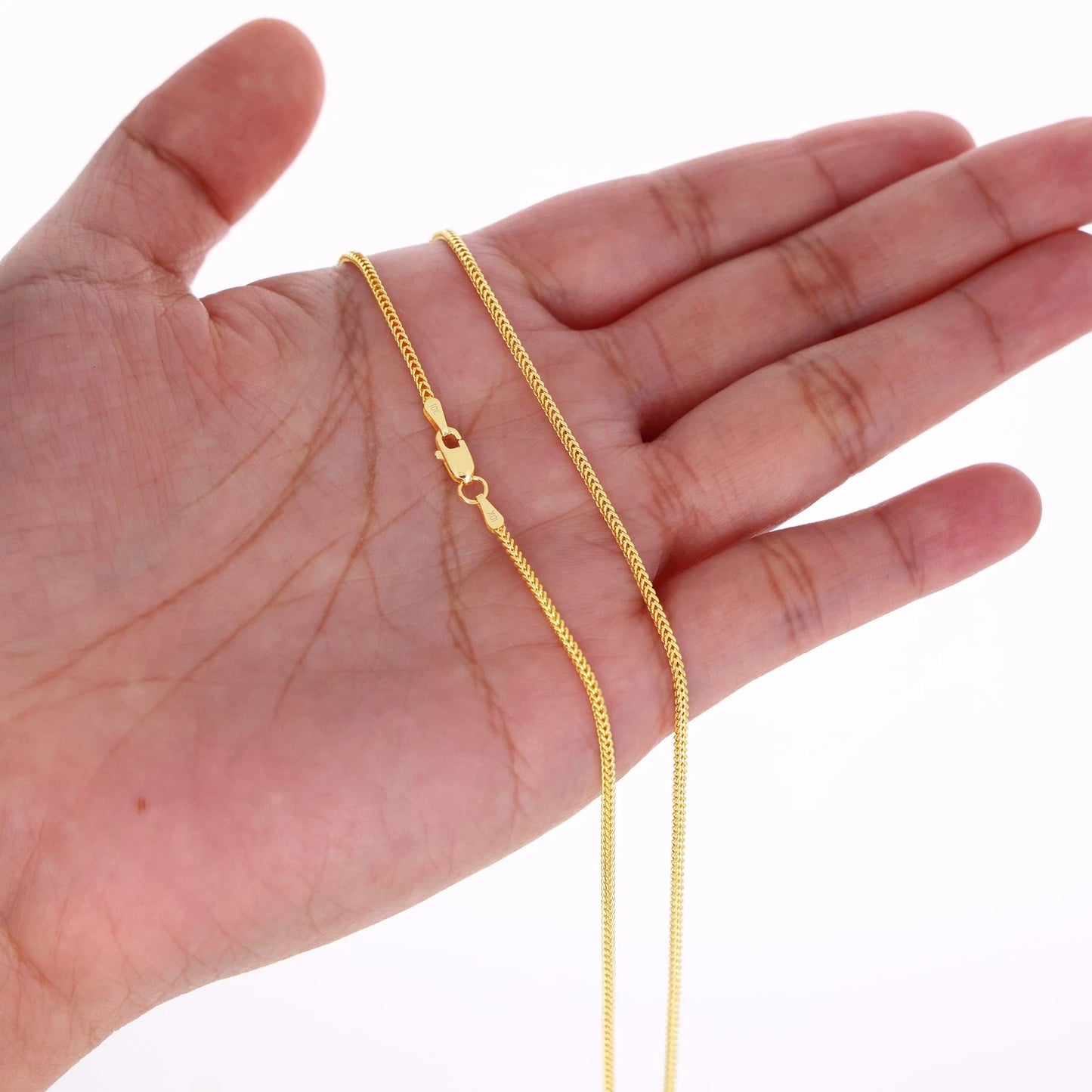 |10K GOLD FRANCO CHAIN 1.5 MM X 18" LONG